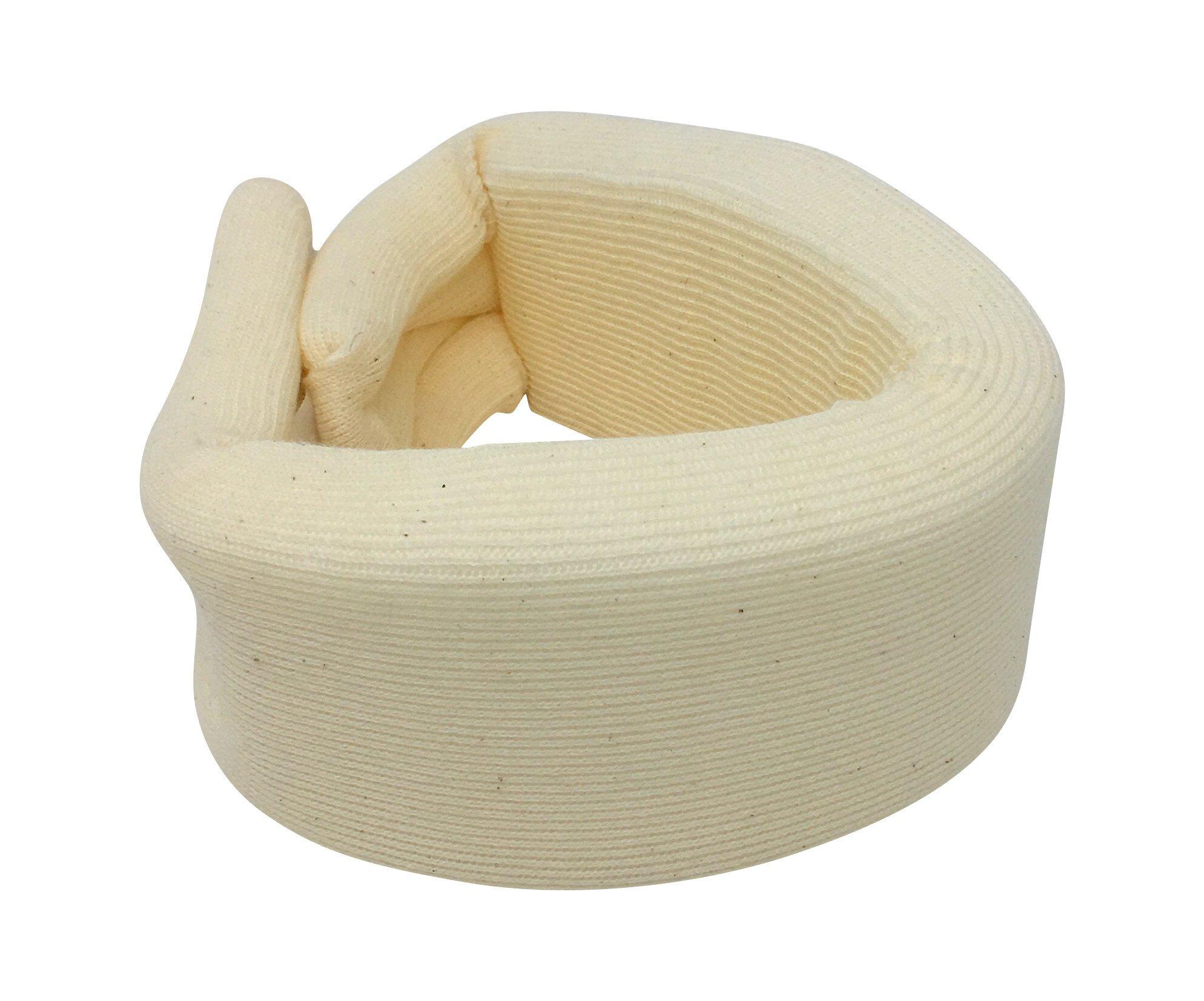 OTC OTC Cervical Collar, Soft Contour Foam, Neck Support Brace, White Average 3\" Depth, Large (Pack of 2)
