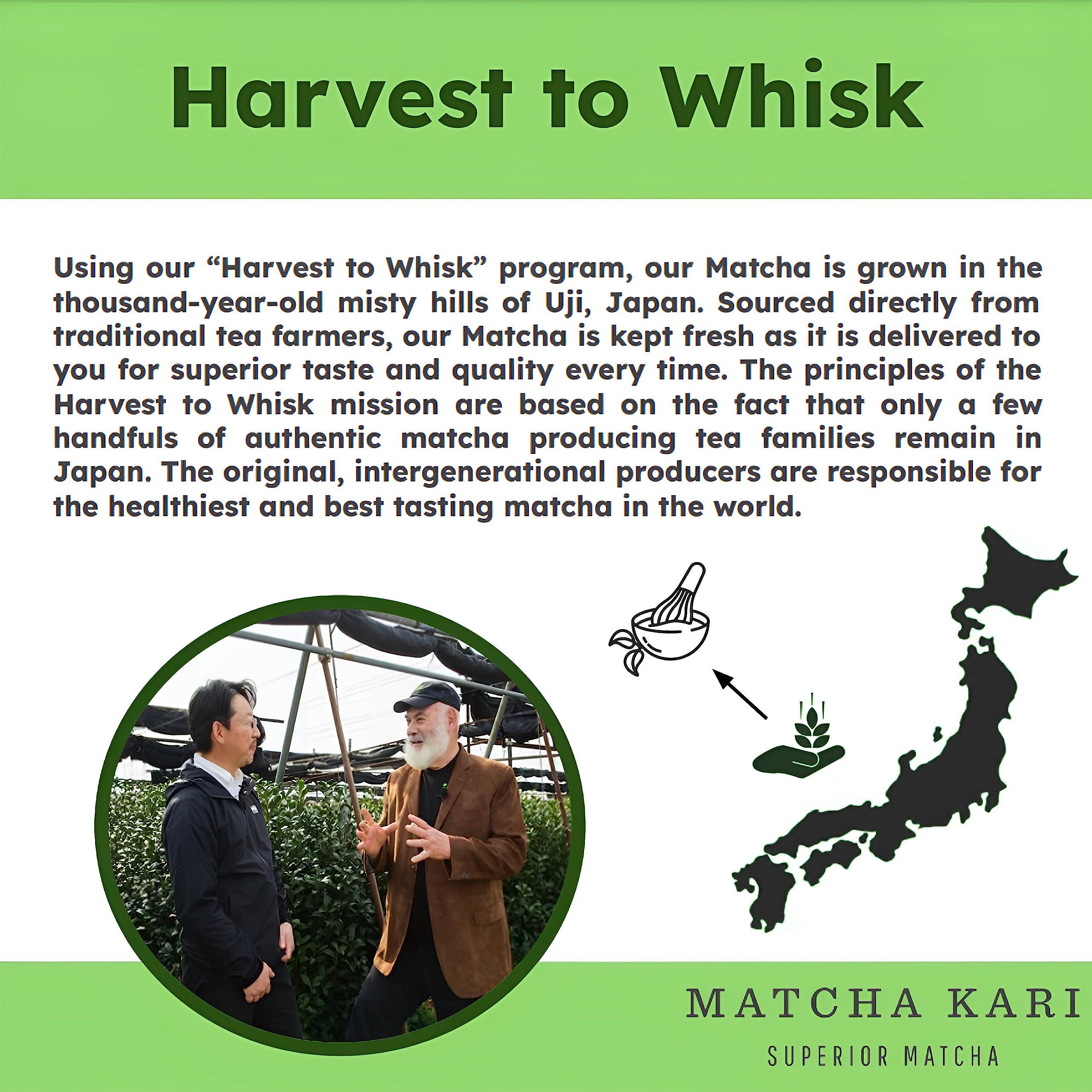 Matcha Kari Matcha Kari Sweetened Matcha + 12 Count Sticks