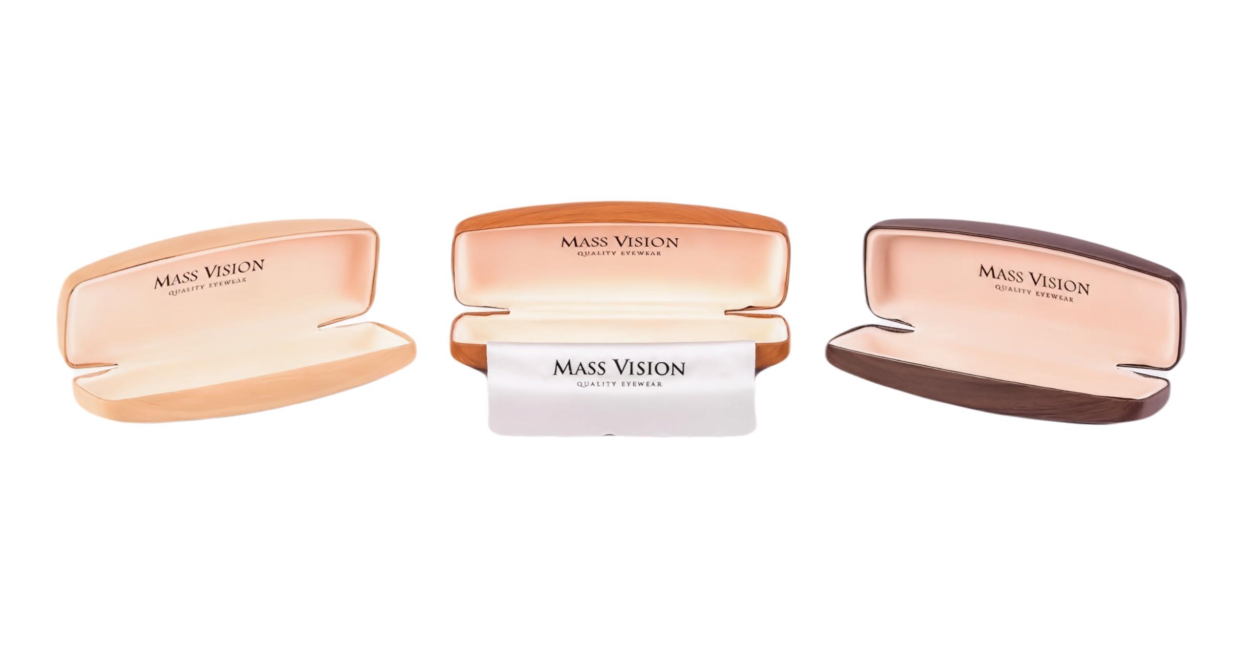 Mass Vision Mass Vision The Esteemed Reading Sunglasses with Full Lens Sun Reader (non bifocal) (Black/Gold, 1.5)