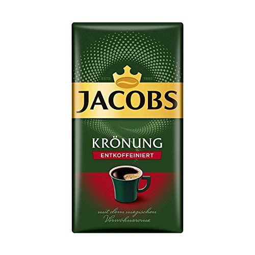Jacobs Jacobs Kronung Entkoffeiniert Decaf Ground Coffee 500 Gram / 17.6 Ounce ( 2 Pack )