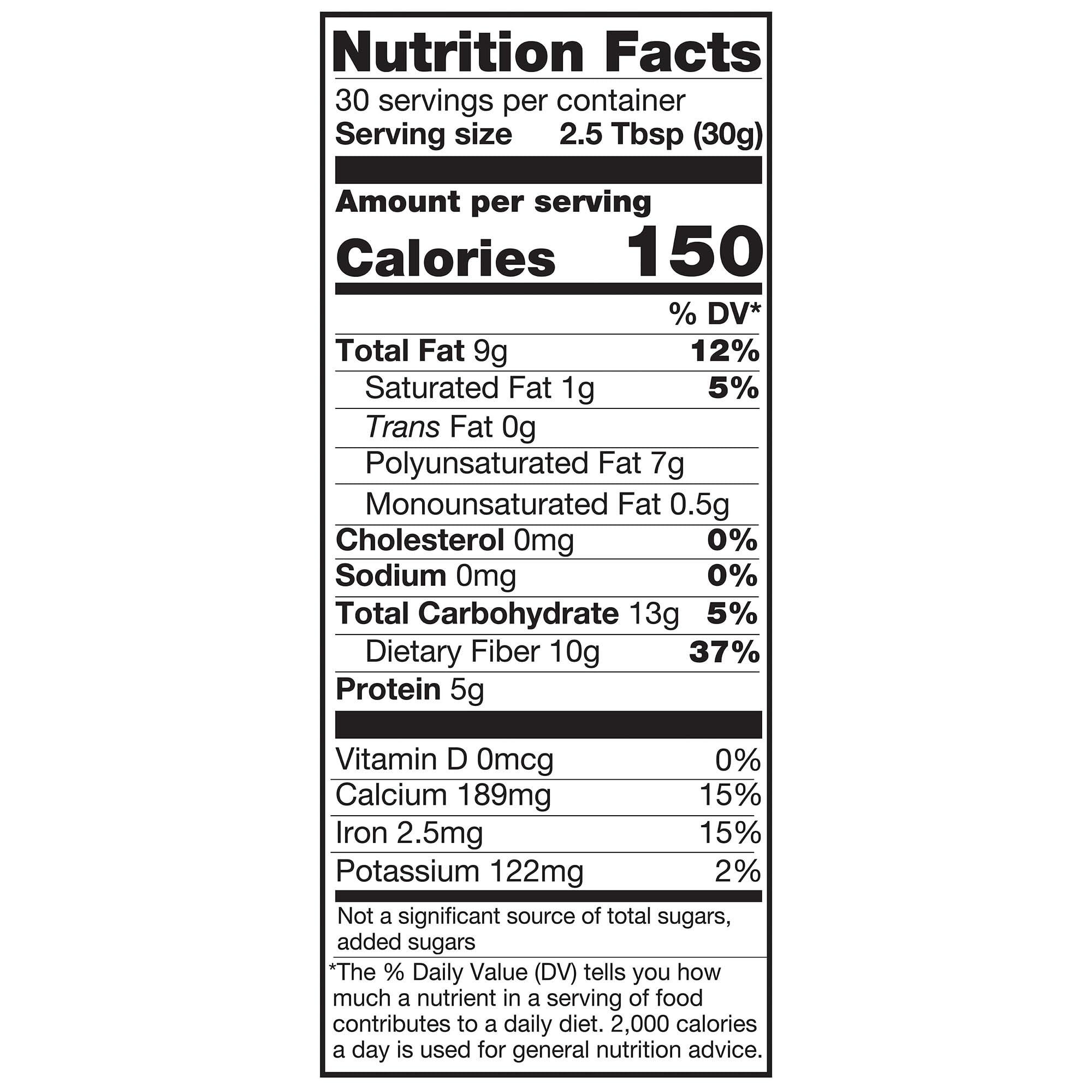 BetterBody Foods BetterBody Foods Organic Chia Seeds 2 lbs, 32 Oz, with Omega-3, Non-GMO, Gluten Free, Keto Diet Friendly, Vegan, Good Source of Fiber