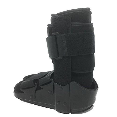 OTC OTC Short Leg Cast Low Top Walker Boot, Black, Large/Short