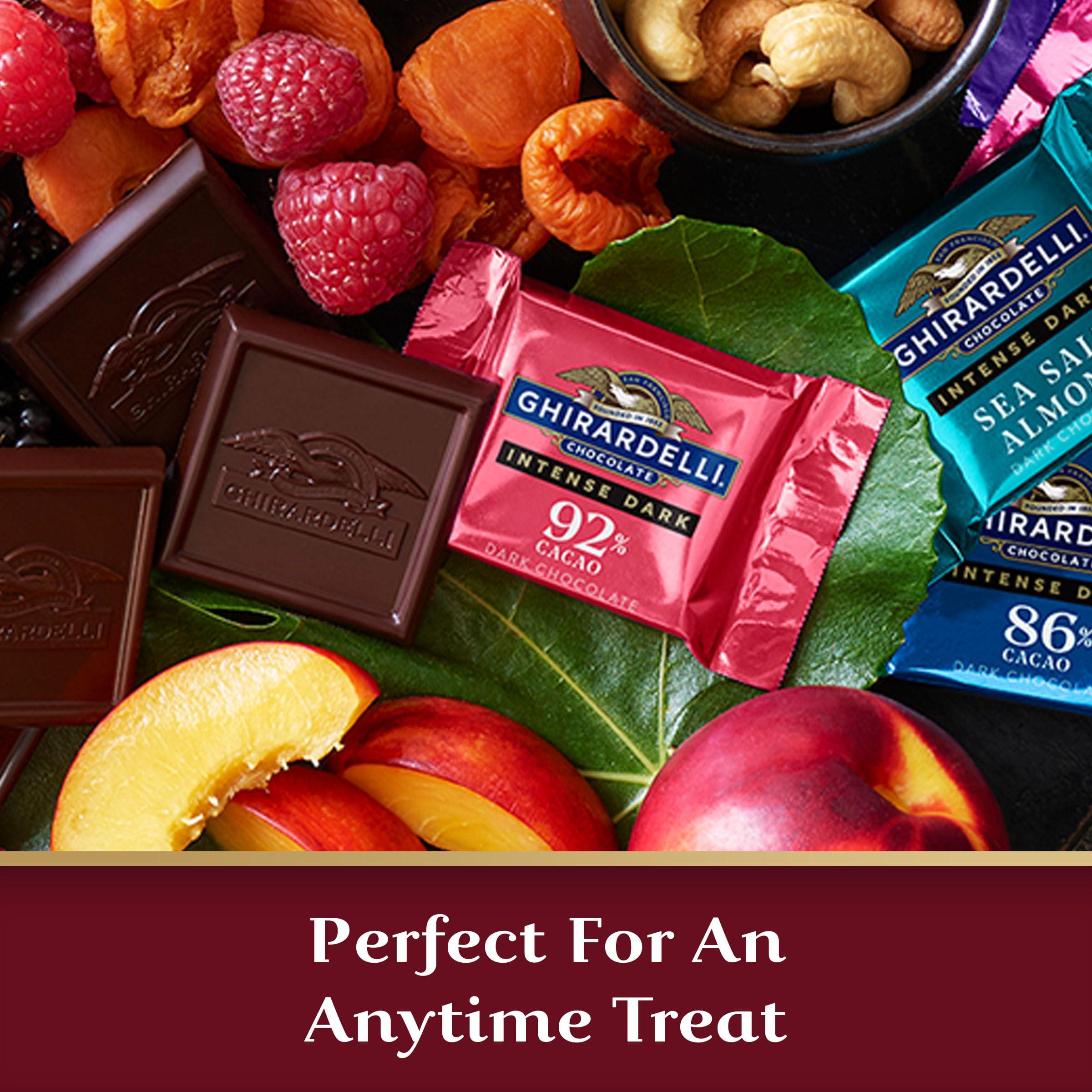 Ghirardelli Chocolate Company GHIRARDELLI Intense Dark Chocolate Squares, 92% Cacao, 4.1 Oz Bag