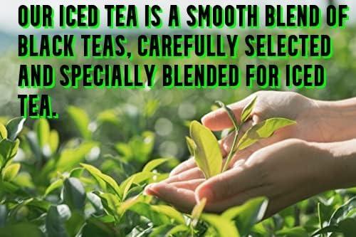 SOUTHERN SWEET TEA COMPANY Iced Tea Bags Georgia Peach One Gallon Size,10 Gallon Per Pack, Unsweetened Caffeinated Quick Brew Real Southern Ice Tea by Southern Sweet Tea Company