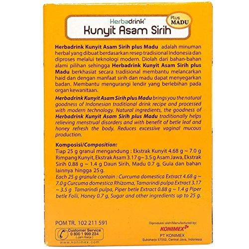 Herbadrink Herbadrink Kunyit Asam Sirih plus Madu, 1 Pack (5 sachet @25gr)