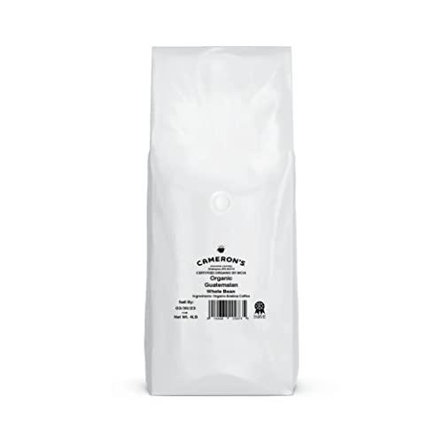 Cameron's Coffee Cameron\'s Coffee Organic Guatemala Whole Bean Coffee, Medium Roast, 100% Arabica, Bulk, 4-Pound Bag, (Pack of 1)