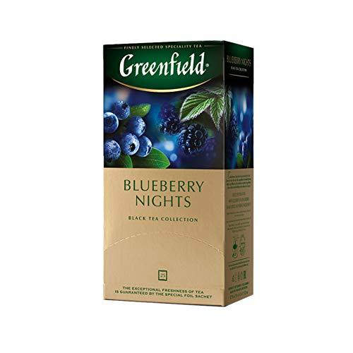 Greenfield Greenfield Blueberry Nights Black Tea Fruit & Herbal Collection 25 Teabags The Execptional Freshness Of Tea Is Guranteed By The Special Foil Sachet