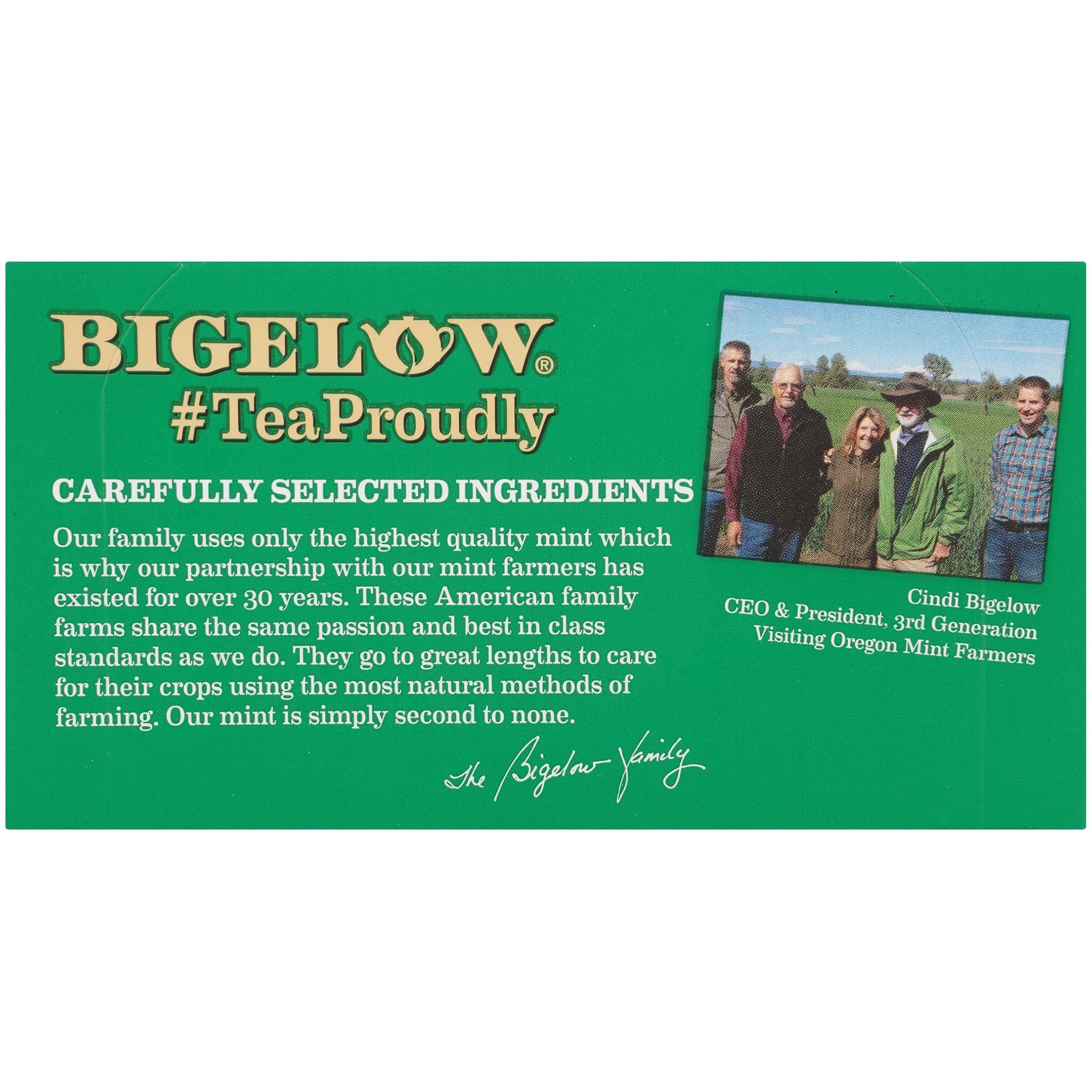 Bigelow Tea Bigelow Tea Perfectly Mint Black Tea (Pack of 6) and Mint Medley Herbal Tea (Pack of 6)