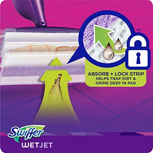 Swiffer Swiffer WetJet Hardwood Floor Cleaner, Spray Mop Pad Refill, Multi Surface, 12 Count (Packaging May Vary)