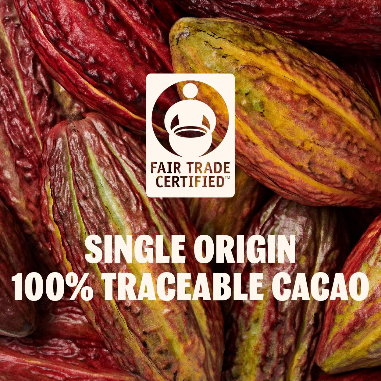 TCHO TCHO Dark Duo 75% Dark Chocolate Bars (5 pack) | Plant Based, Organic & Fair Trade, | Non GMO, Non-Dairy, Vegan Chocolate, Soy Free (2.5oz each)