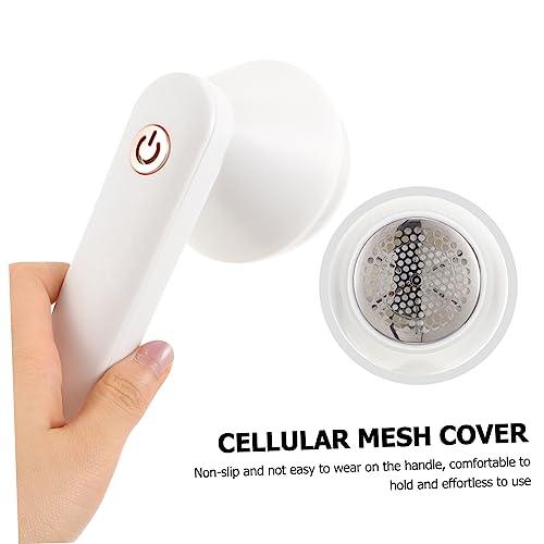 KOMBIUDA KOMBIUDA Carpet Lint Scraper Carpet Shaver Fuzz Remover Fabric Shaver Sweater Shaver Portable Lint Remover Fuzz Shaver Sofa Lint Brush Home Tools White Metal Electric