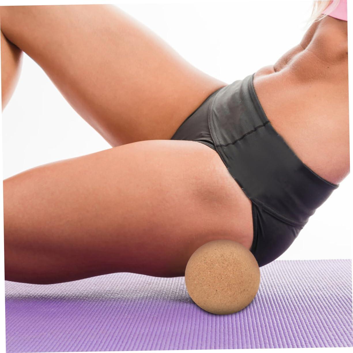 WHAMVOX WHAMVOX Massagers for Neck and Back Massage Ball Roller Small Massage Ball Cork Hand Massager