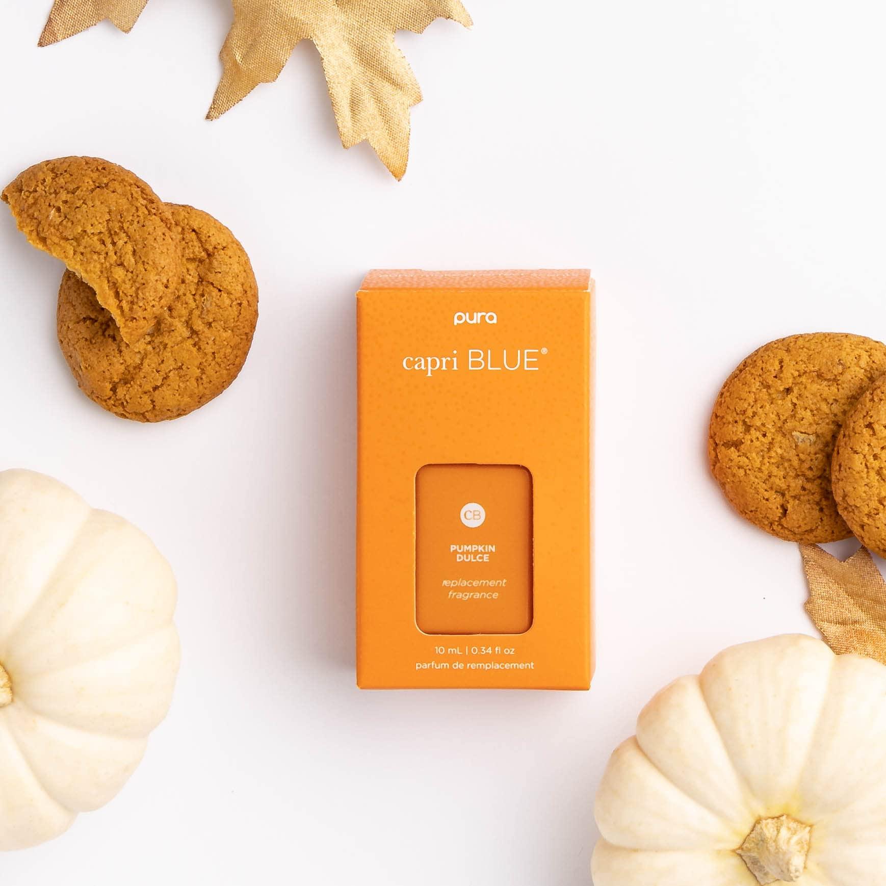 Capri Blue Capri Blue Pura Smart Home Plug-in Diffuser Refills  Includes 2 Capri Blue Pura Refills for Plug in Diffusers for Home - Long Lasting Luxury Scents - Pumpkin Dulce (Pack of 2)