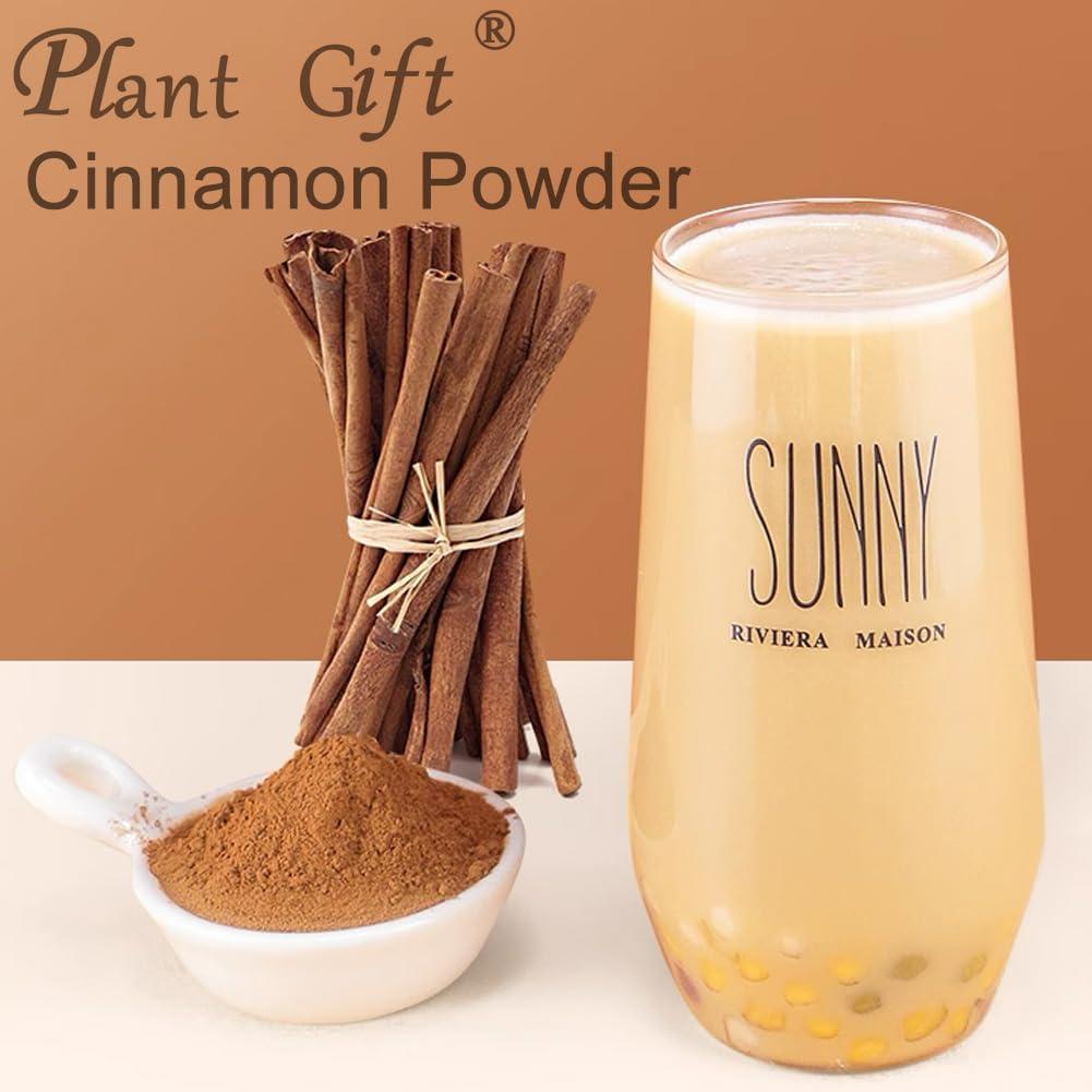 Plant Gift 100% Natural Pure Cinnamon powder 100g/3.52oz Delicate Flavor and Aroma, Great For Cooking, Smoothies, Lattes, Tea