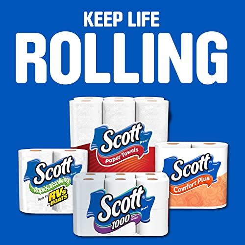Scott Scott Rapid Dissolving Toilet Paper, 4 Rolls (Pack of 12)