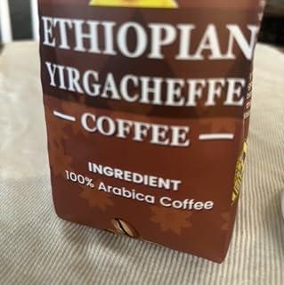 Land of Origins Coffee LLC LAND OF ORIGINS COFFEE ETHIOPIAN YIRGACHEFFE WHOLE BEANS COFFEE, medium roast, single-origin,100% Arabica, natural Ethiopian coffee 16oz (1 pound)