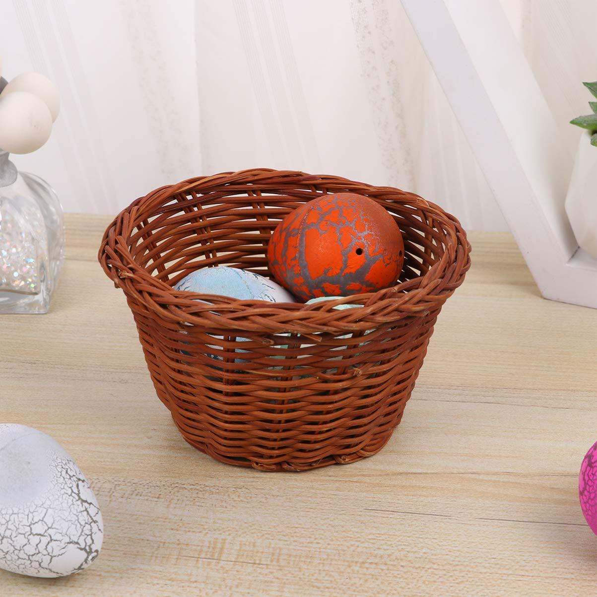 KESYOO Easter Storage Basket Easter Basket Mini Basket Storage Basket for Easter Handcraft Basket