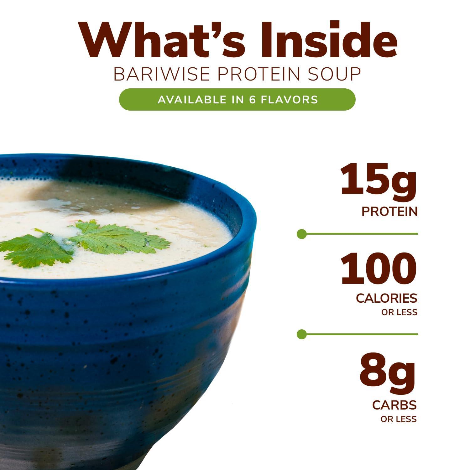 BariWise BariWise Protein Soup Mix, Variety Pack, 15g Protein, Low Carb (7ct)