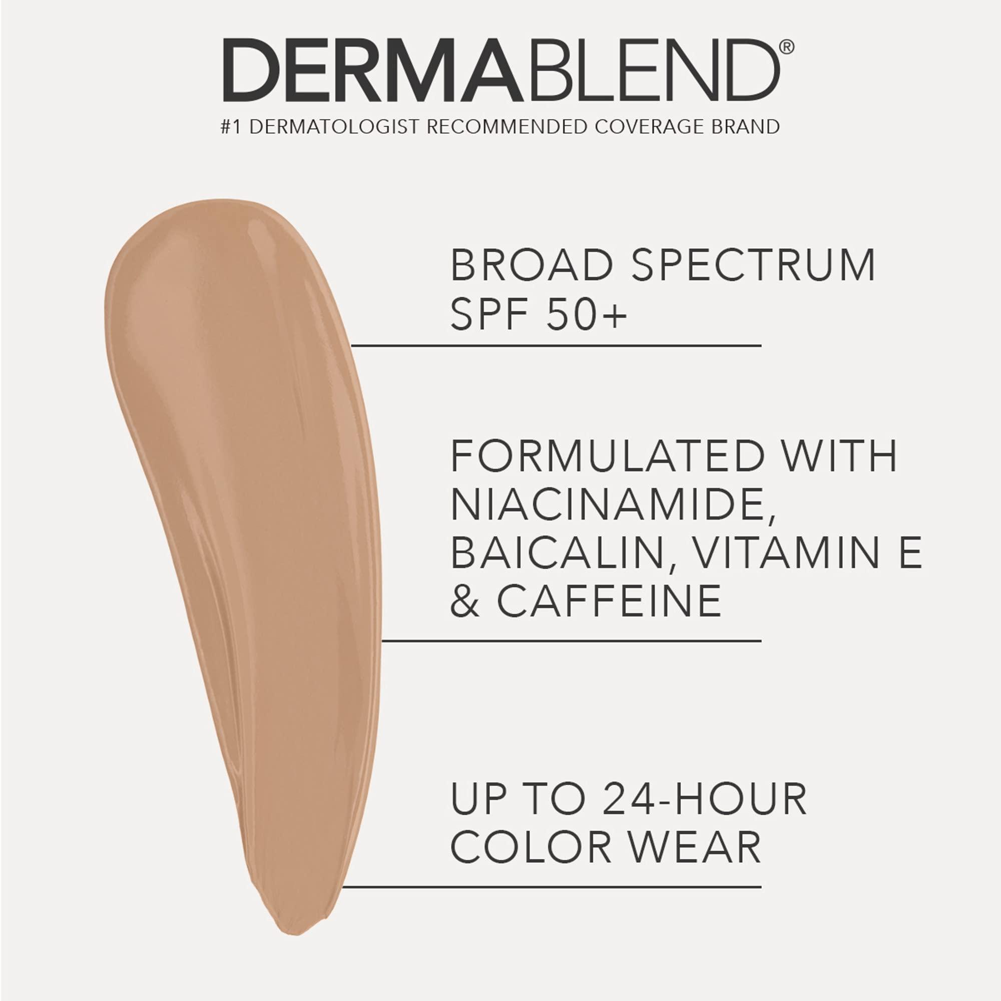 Dermablend Dermablend Continuous Correctionâ„¢ Tone-Evening CC Cream Foundation SPF 50+, Full Coverage Foundation Makeup & Color Corrector, Non-Comedogenic , 1 Fl Oz (Pack of 1)