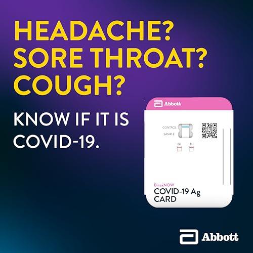 BinaxNOW BinaxNOW COVID-19 Antigen Self Test, 1 Pack, 4 Tests Total, COVID Test With 15-Minute Results Without Sending to a Lab, Easy to Use at Home