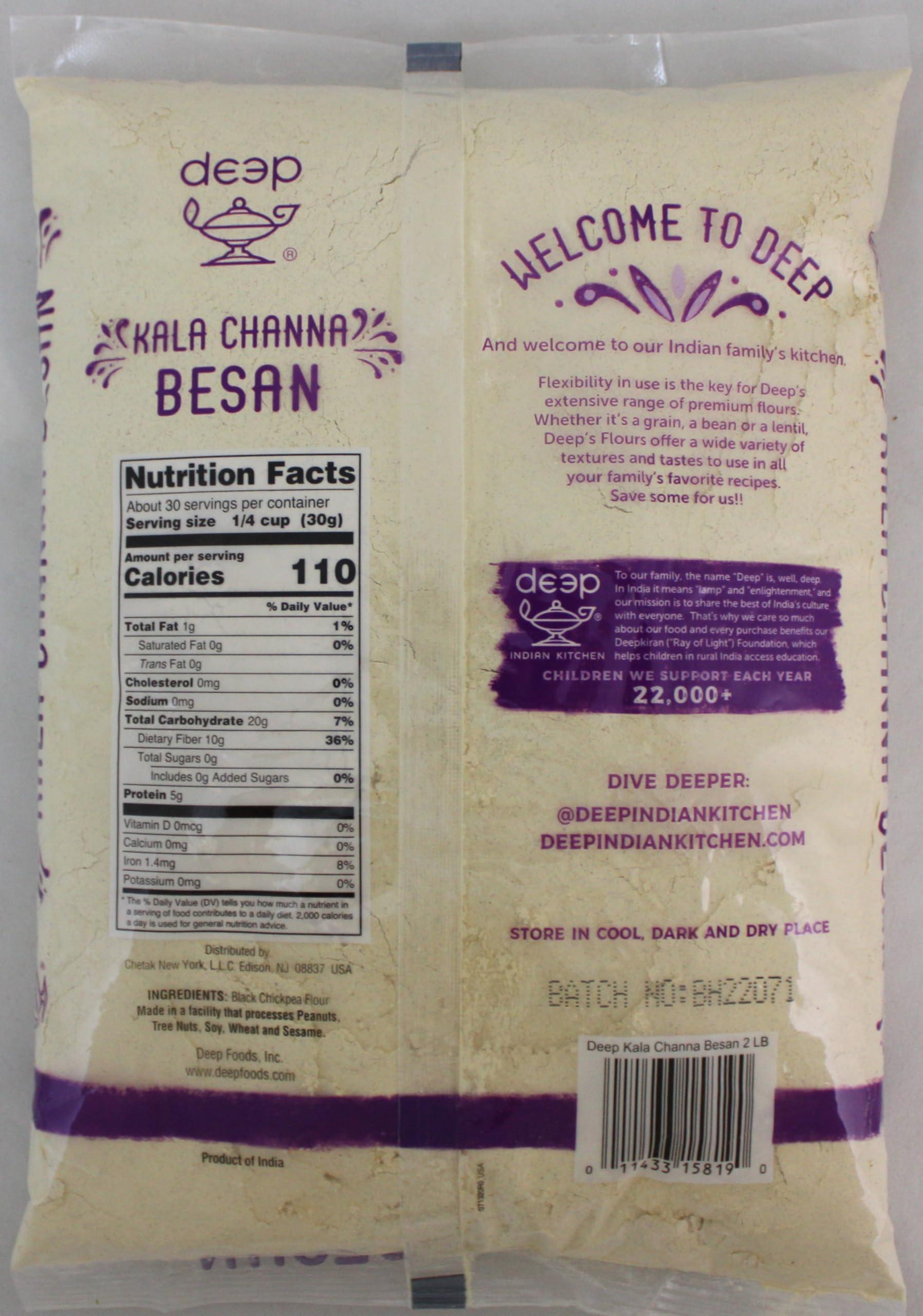 DEEP Kala Chana Besan 2 lb