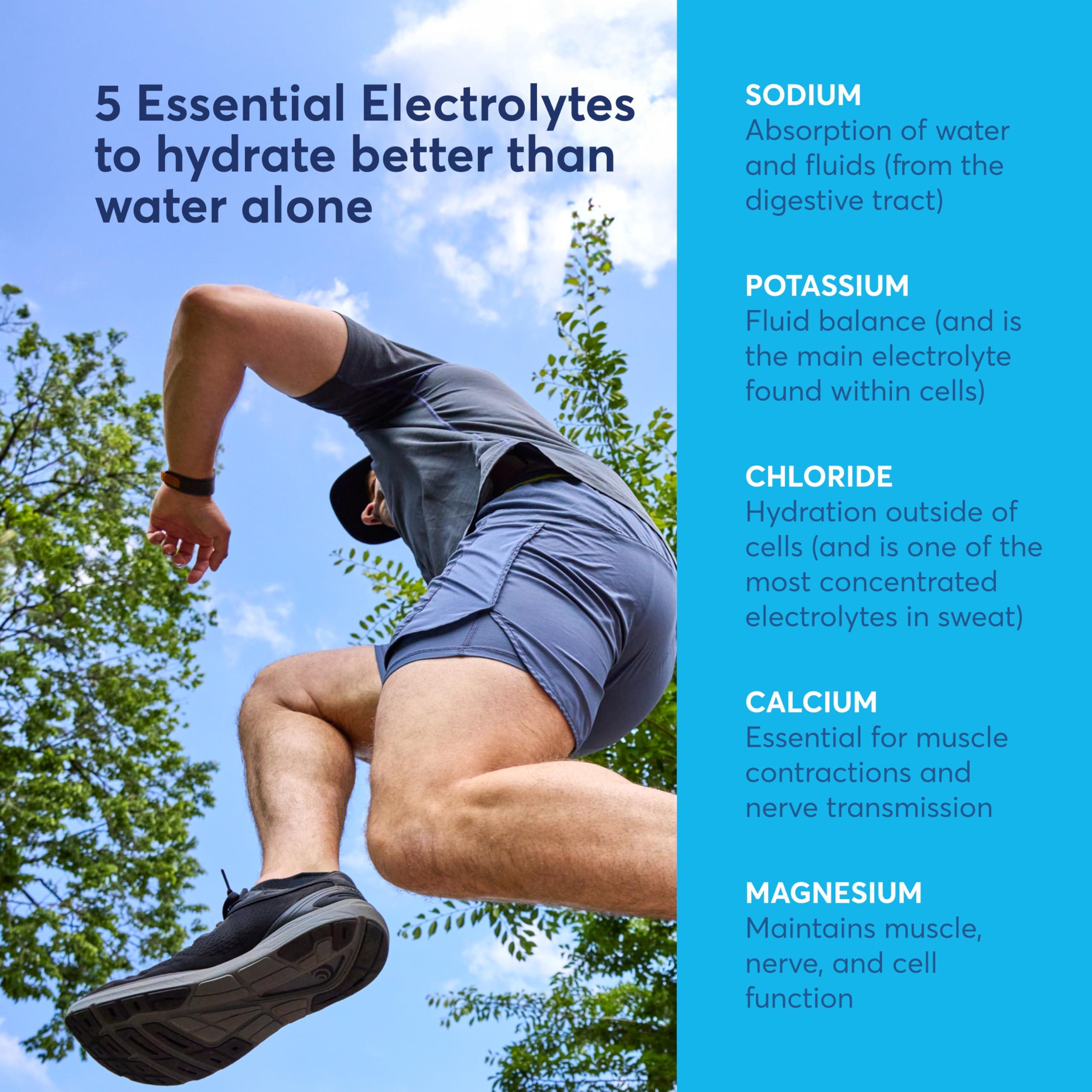 Nuun Nuun Sport Electrolyte Powder Packets - Mixed Berry Flavor | 5 Essential Electrolytes for Hydration | Easy Open Drink Mix with Magnesium | 1g Sugar | Non GMO, Vegan | 16 Single Serving Sticks