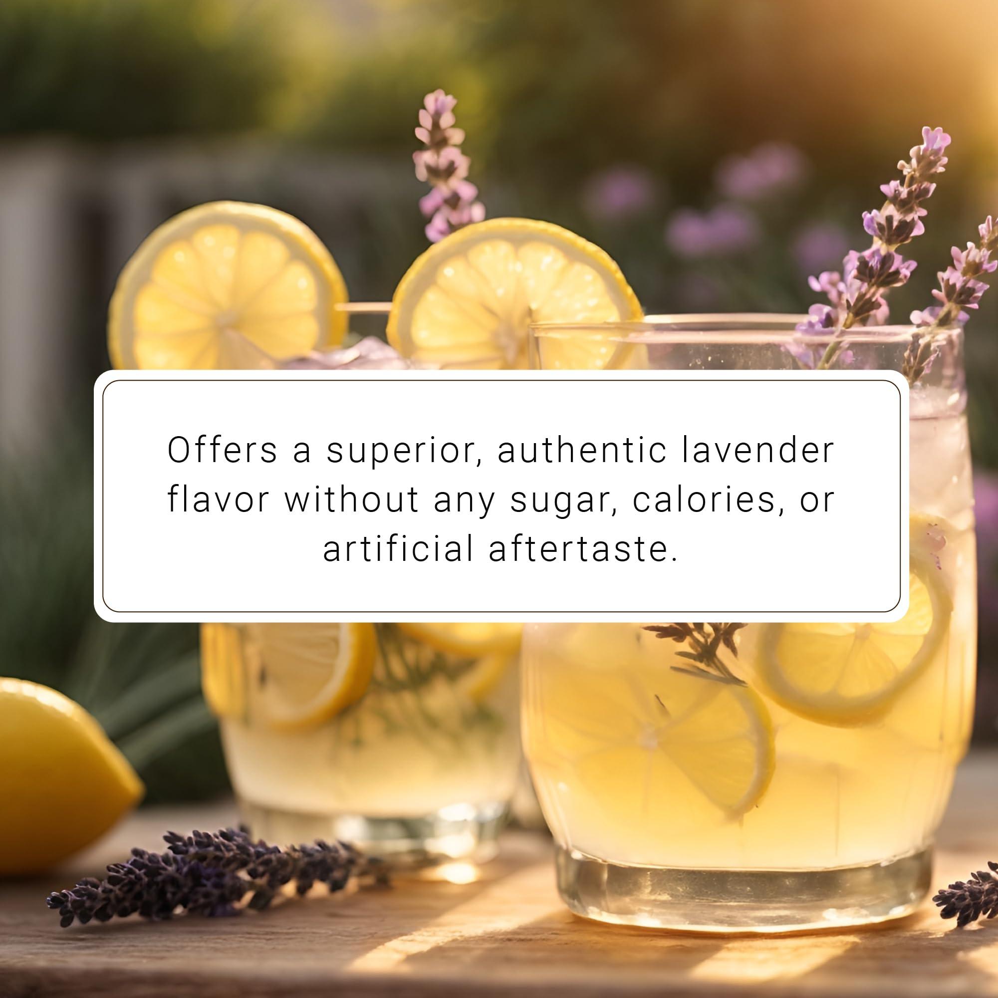 Monin Monin - Sugar Free Lavender Syrup, Aromatic and Floral, Natural Flavors, Great for Cocktails, Lemonades, and Sodas, Non-GMO, Gluten Free (Plastic, 1 Liter)
