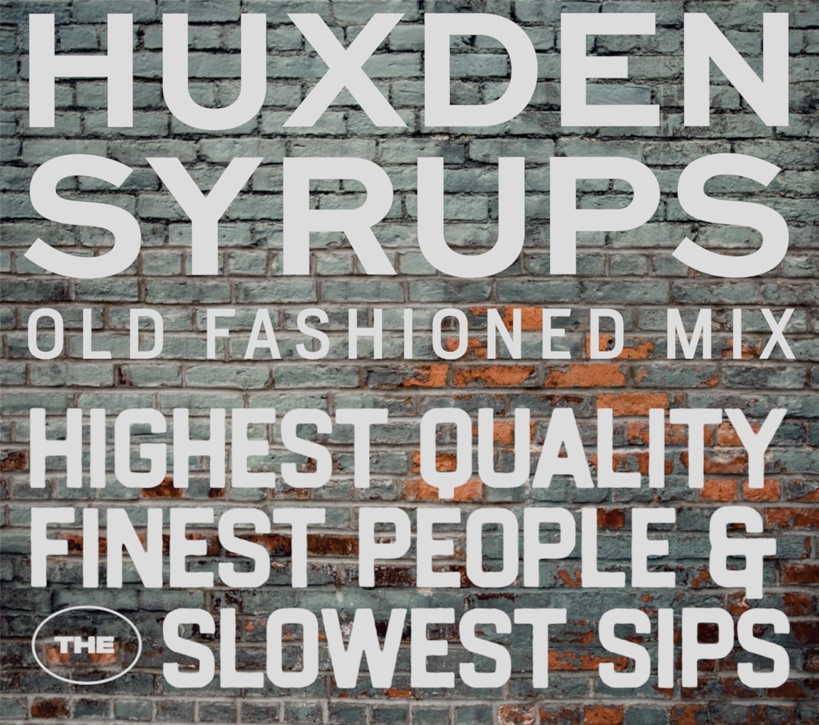 Huxden Syrups Huxden Syrups Old Fashioned Mix - Makes 32 Cocktails - Handcrafted Old Fashioned Syrup with Bitters, Orange, Granulated Sugar - Craft Cocktail Mixer, Just Mix with Bourbon/Whiskey