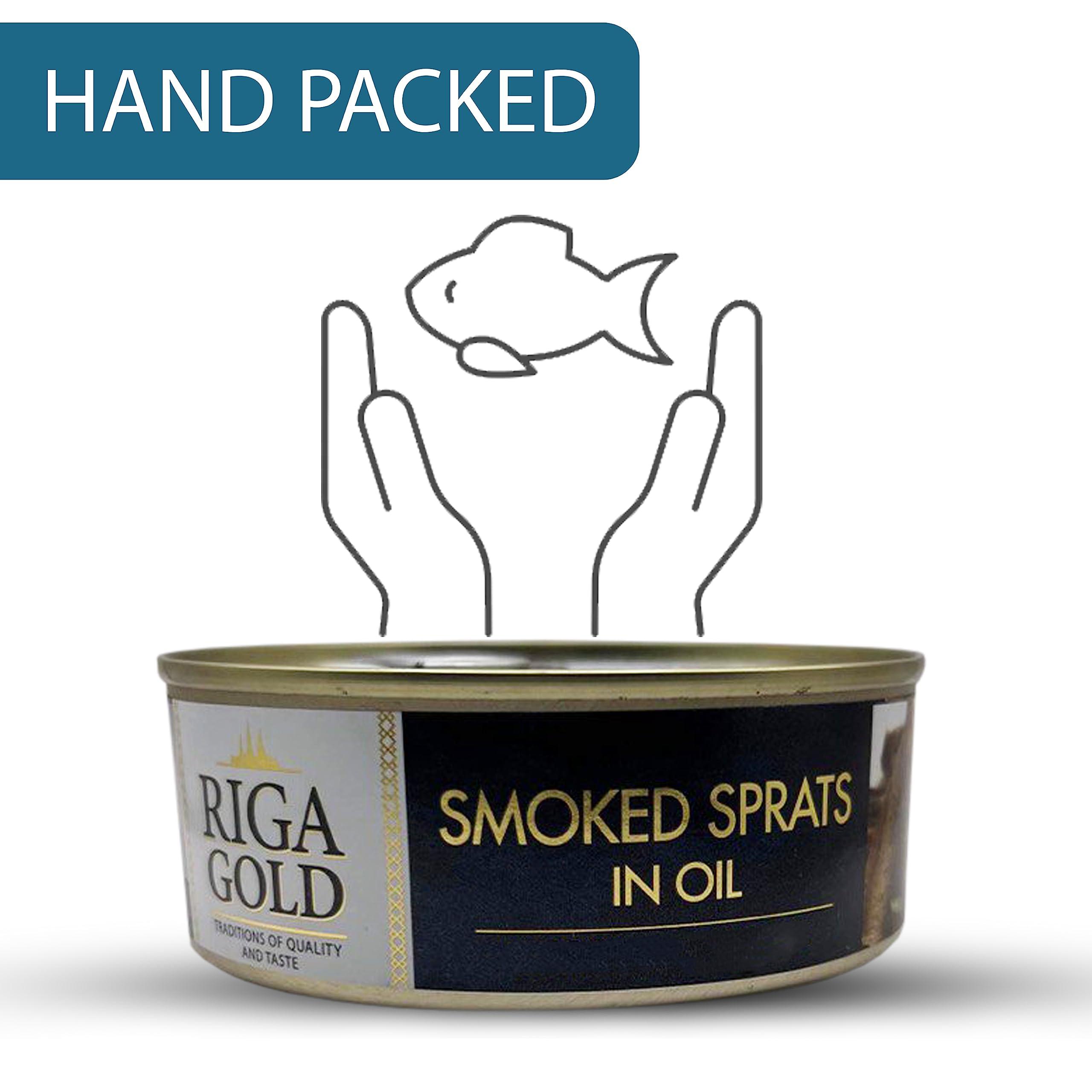 Riga Gold Riga Gold Shproti, Sprats in Oil, 8.4 ounces (pack of 2)