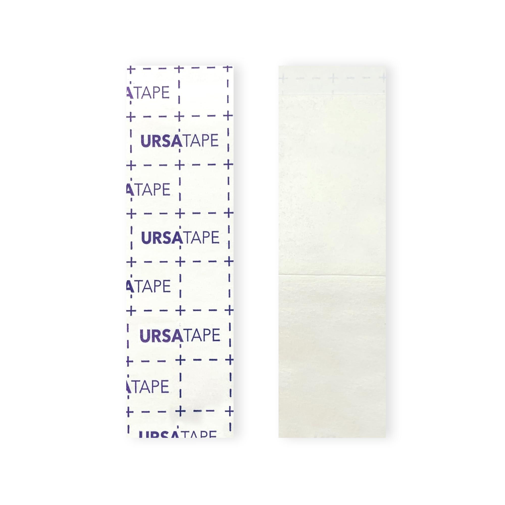 URSA Straps URSA Tape Sticky Strips No-Residue Clear Hollywood Fashion Tape for Women Double Sided | for Costumes, Dresses, Shoes & More | Body Tape for Delicate Skin, Double Sided Fabric Tape for Clothes 60 Pack