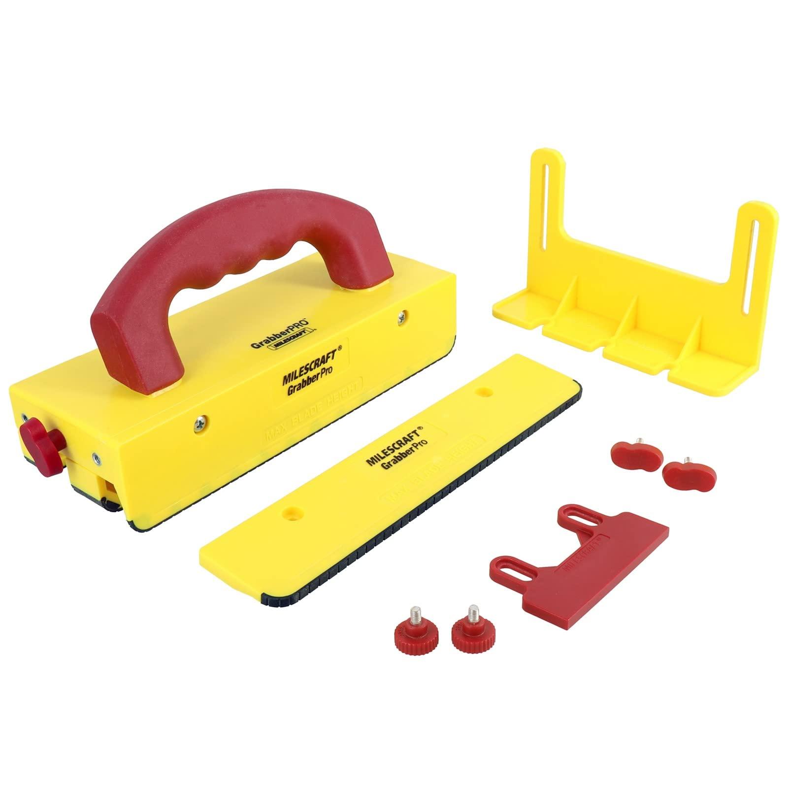 Milescraft Milescraft 7205 GrabberPRO Replacement Heels Adjustable Sacrificial Cut-Through Heels for Milescraft #3406. Helps Reduce Kickback and Maintain Better Control. Pack of 5.