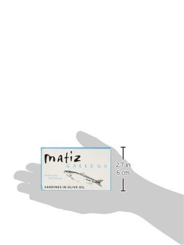 Matiz Matiz Sardines in Olive Oil, 4.2 Ounce Can (Pack of 5) Spanish Gourmet Wild Caught Natural Fish for Tapas, Snacks, or Meals, Protein Rich, Sealed Freshness
