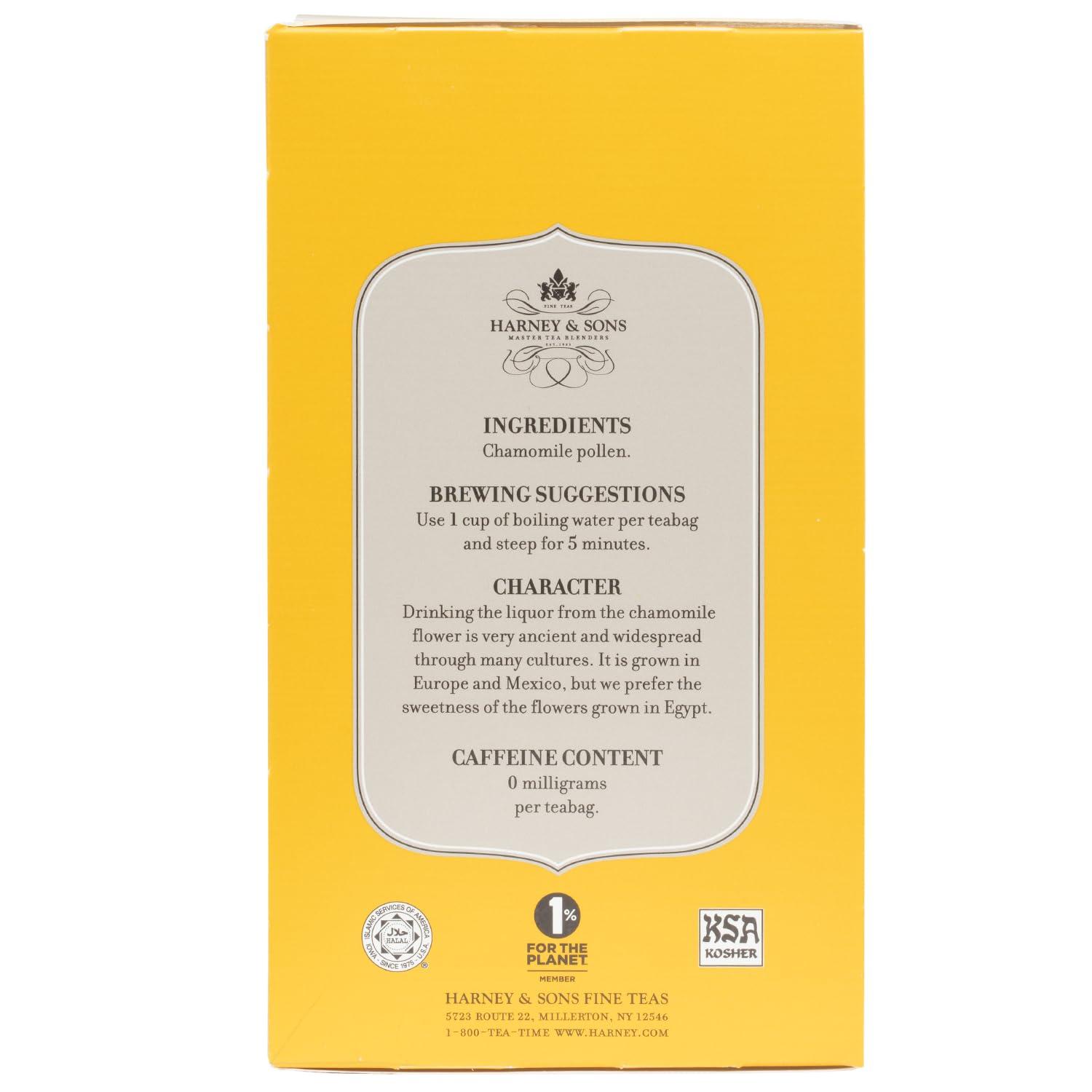 Harney & Sons Harney & Sons Fine Teas Egyptian Chamomile - 20 Tea bags, 20 Count (Pack of 1)