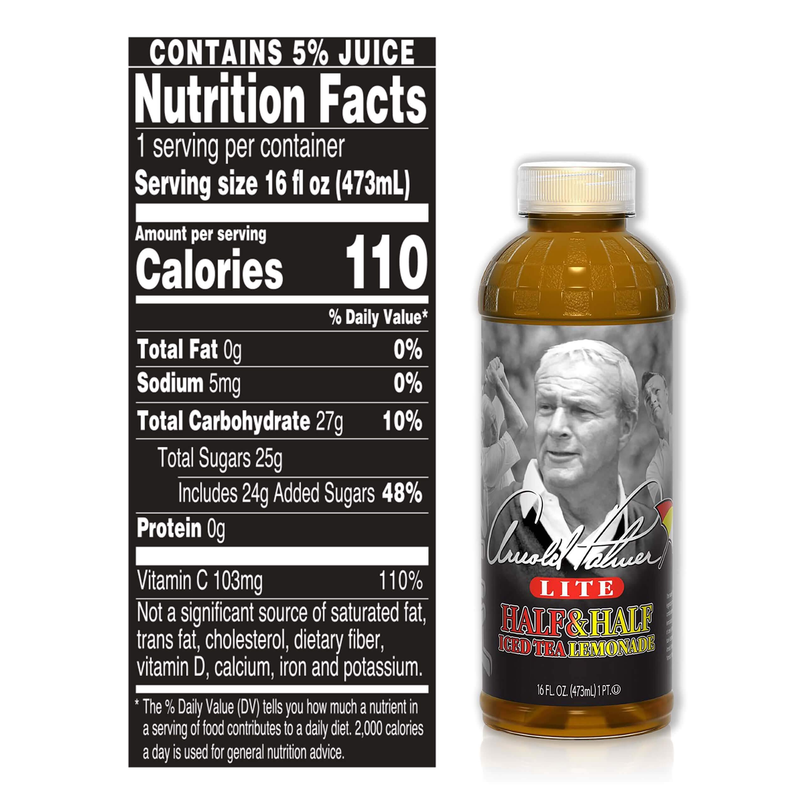 Arizona AriZona Arnold Palmer Half and Half - 16 Fl Oz (Pack of 12)