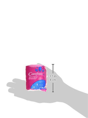Carefree Carefree Acti-Fresh Panty Liners, Thin to Go, Unscented, 22 Count (Pack of 12)
