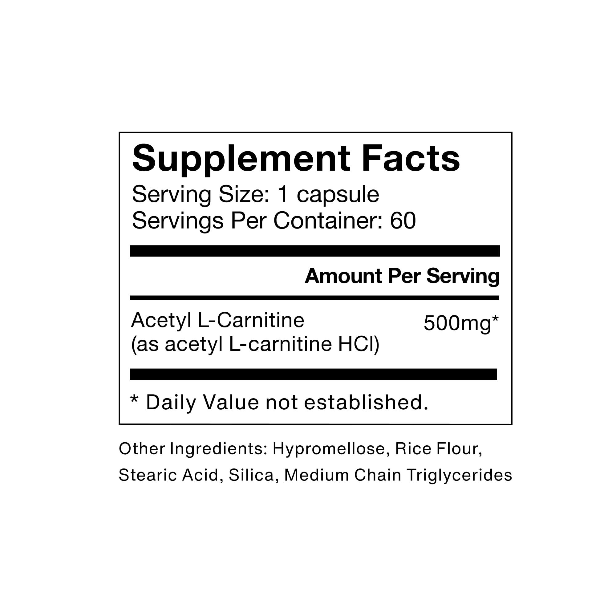 Momentous Momentous Acetyl-Carnitine, 60 Servings