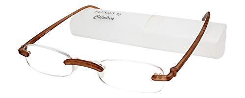 Calabria The Original Flexie Reading Glasses By Calabria (3.50, Root Beer)