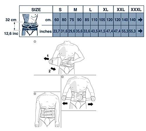 M-Brace AIR M-Brace AIR M-Spine Lumbar-Sacral Brace, Grey, Medium