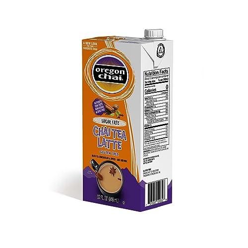 Oregon Chai Oregon Chai Sugar Free Chai Concentrate, 32 Fluid Ounce (Pack of 6)