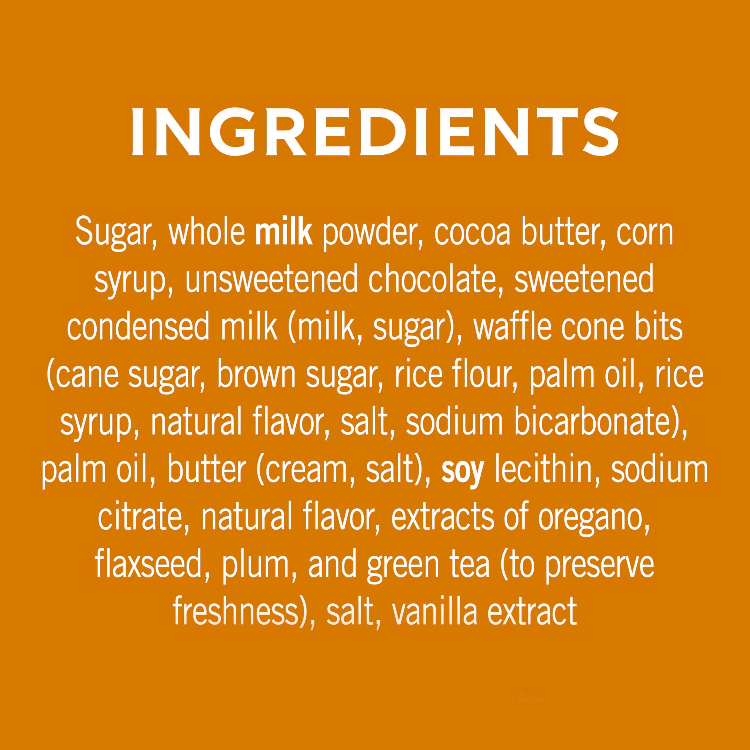 Ghirardelli Chocolate Company GHIRARDELLI Milk Chocolate Caramel Waffle Cone Squares, 5.2 oz Bag