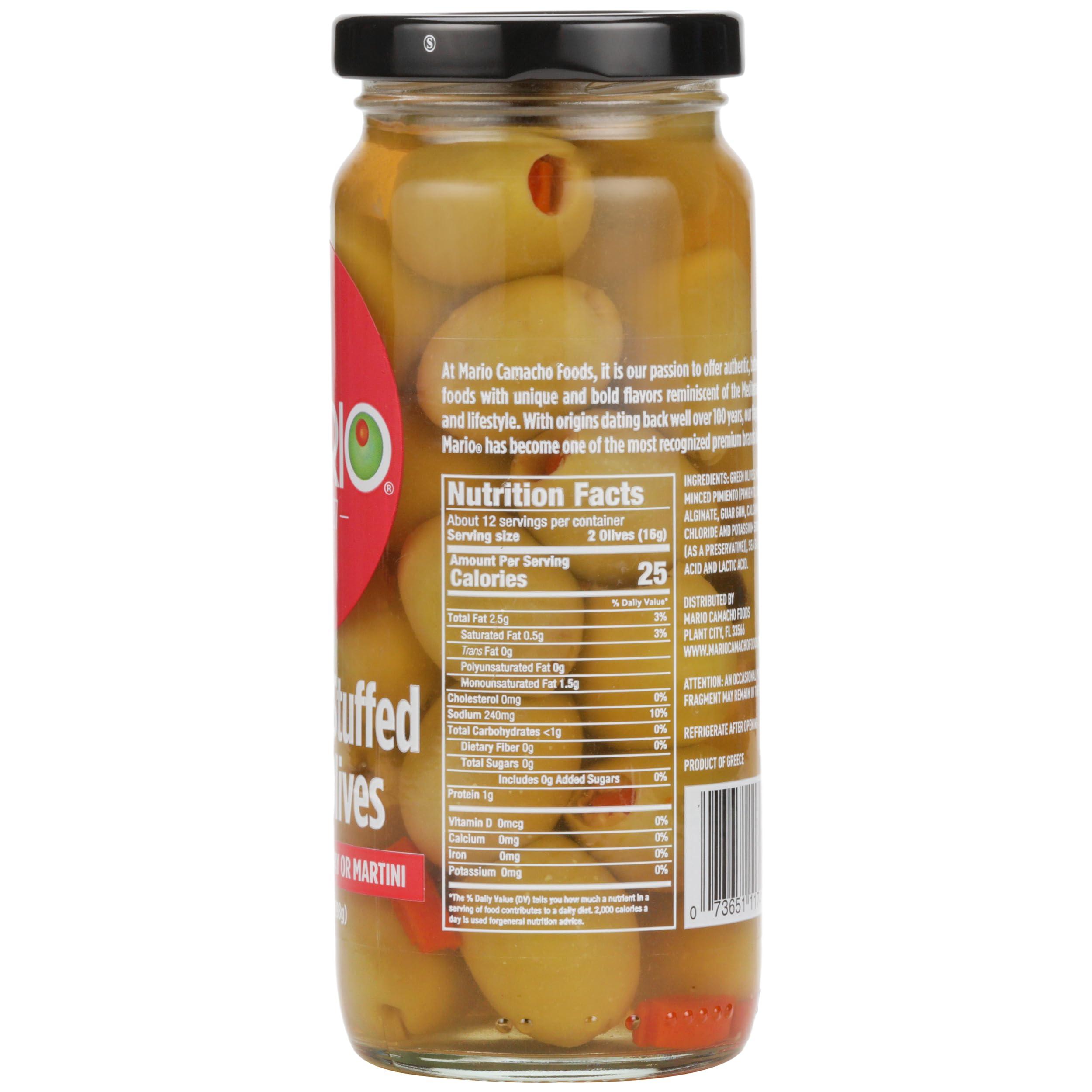 Mario Camacho Mario Camacho Foods Queen Olives Stuffed with Minced Pimiento, 7 Ounce