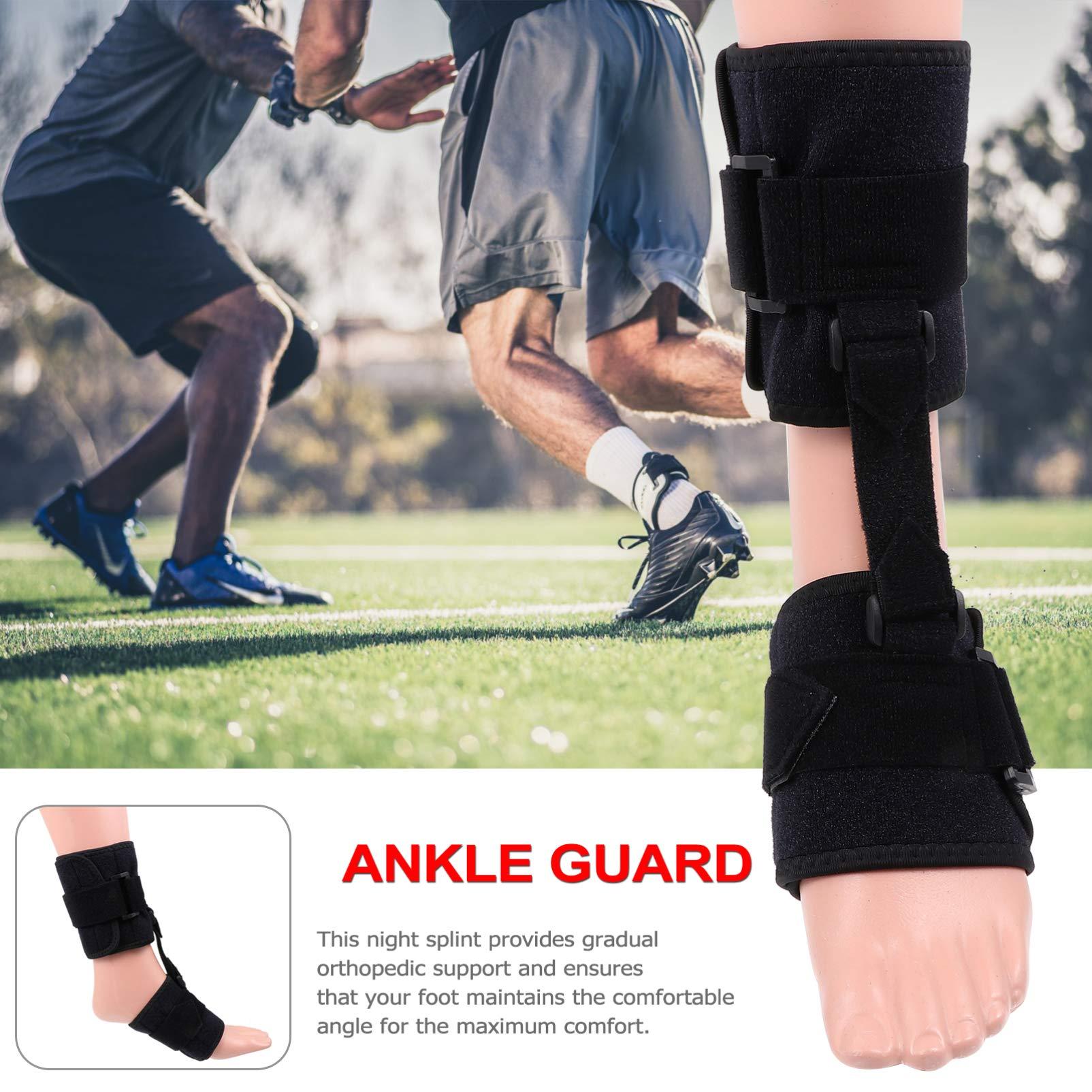 Healifty Healifty Foot Drop Corrector Ankle Support Brace Foot Splint Night Splint Tool Stand Ankle Support Wrap Sprained Ankle Foot Foot Orthotic Tool Football Bracket Protector