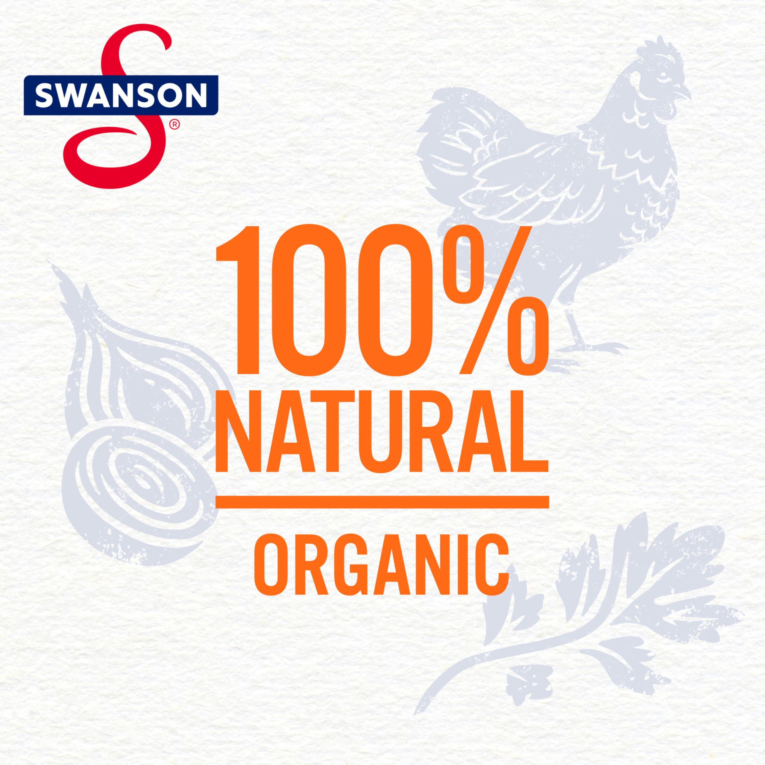SWANSON S Swanson 100% Natural Low Sodium Organic Chicken Broth, 32 oz Carton