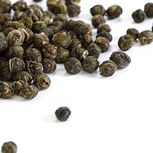 GOARTEA GOARTEA 60pcs 8g Premium Grade Jasmine Pearls Tea Jasmine Tea Loose Leaf Jasmine Green Tea Chinese Jasmine Dragon Pearls Tea