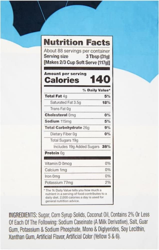 DASHER\'S SPICE & BEANS Chocolate & Vanilla Soft Serve Powdered Ice Cream Mix | Lactose Free | Kosher | 6 lb. Bag each