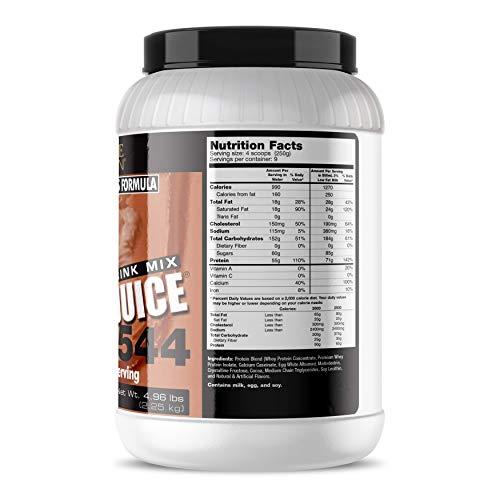Ultimate Nutrition Ultimate Nutrition Muscle Juice 2544 Whey Protein Isolate- Muscle Builder-High Calorie-Weight Gain Drink Mix- 55 Grams of Protein Per Serving, Chocolate, 4.96 Pounds