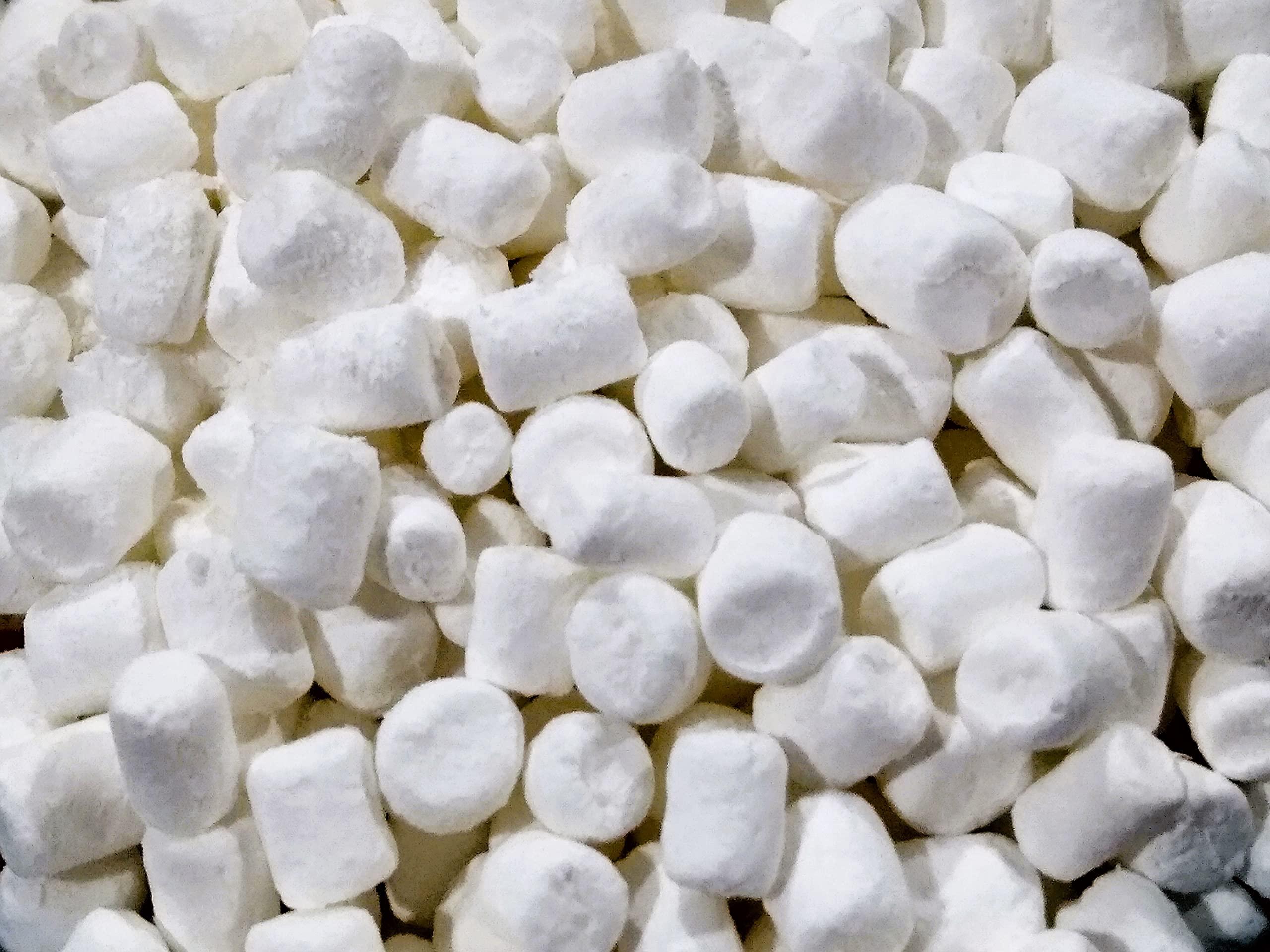DM Sweets Dehydrated Marshmallow Bits - 8 oz of Fresh Mini Vanilla Dehydrated Marshmallows.
