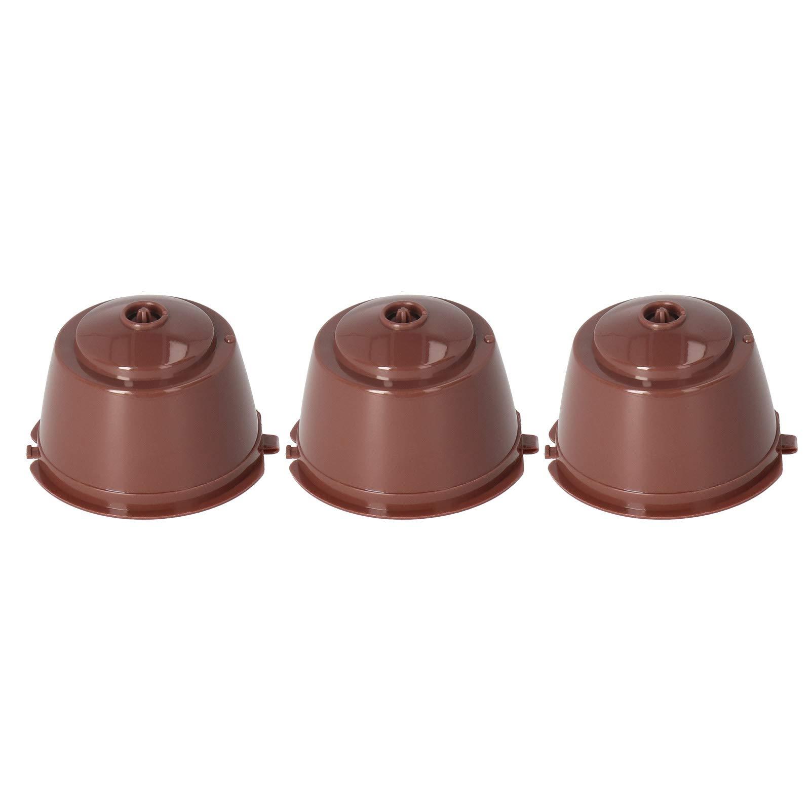 Yosoo Reusable Coffee Capsule Set for, Refillable, Easy to, Great Coffee Maker Tool (51-100ML)