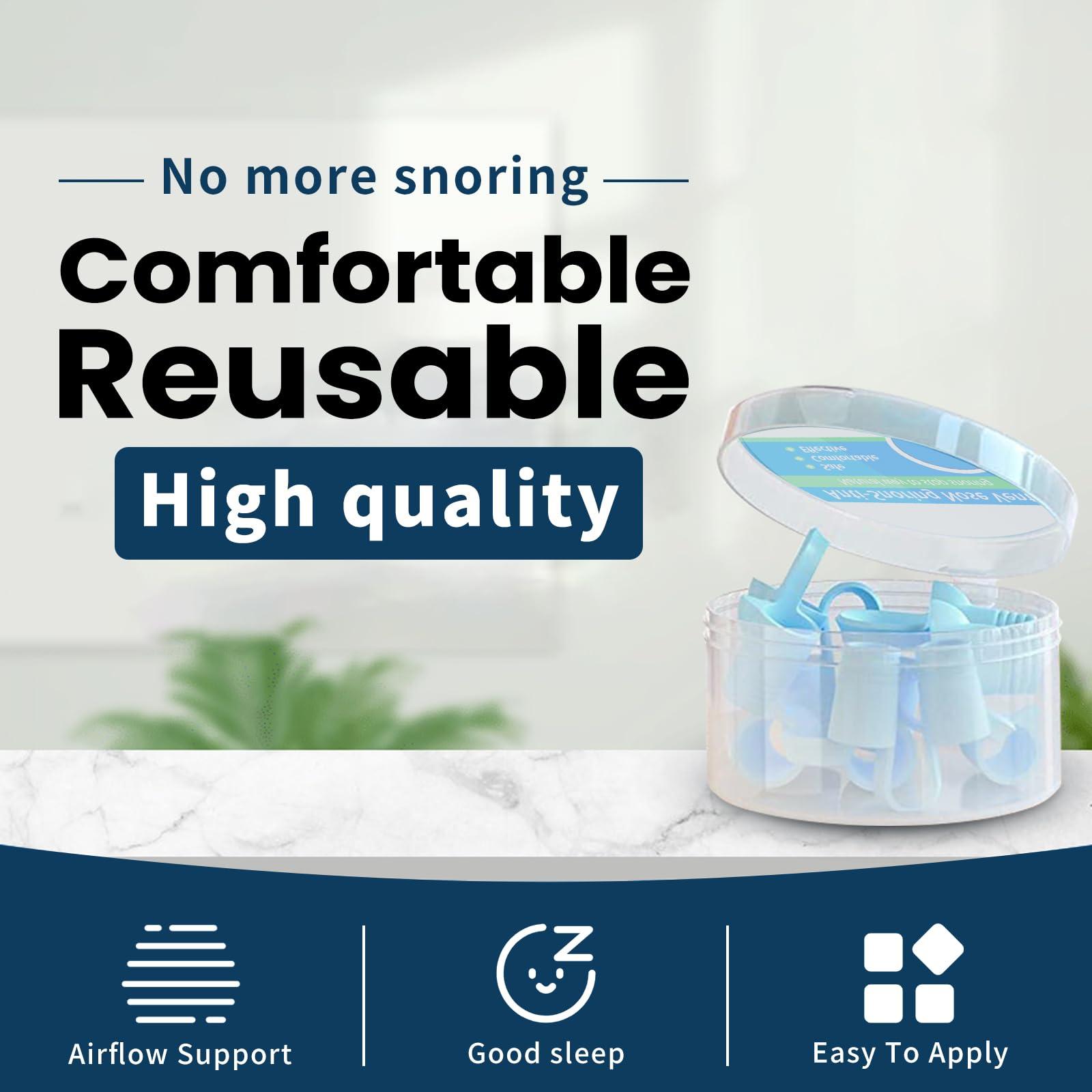 KinomiYa KinomiYa 8pcs Anti Snoring Nose Vents Device That Work, Anti Nose Vents for Snoring Devices, Snoring Devices for Men, Nose Opener for Breathing Sleep, Stop Snoring Devices That Work for Men