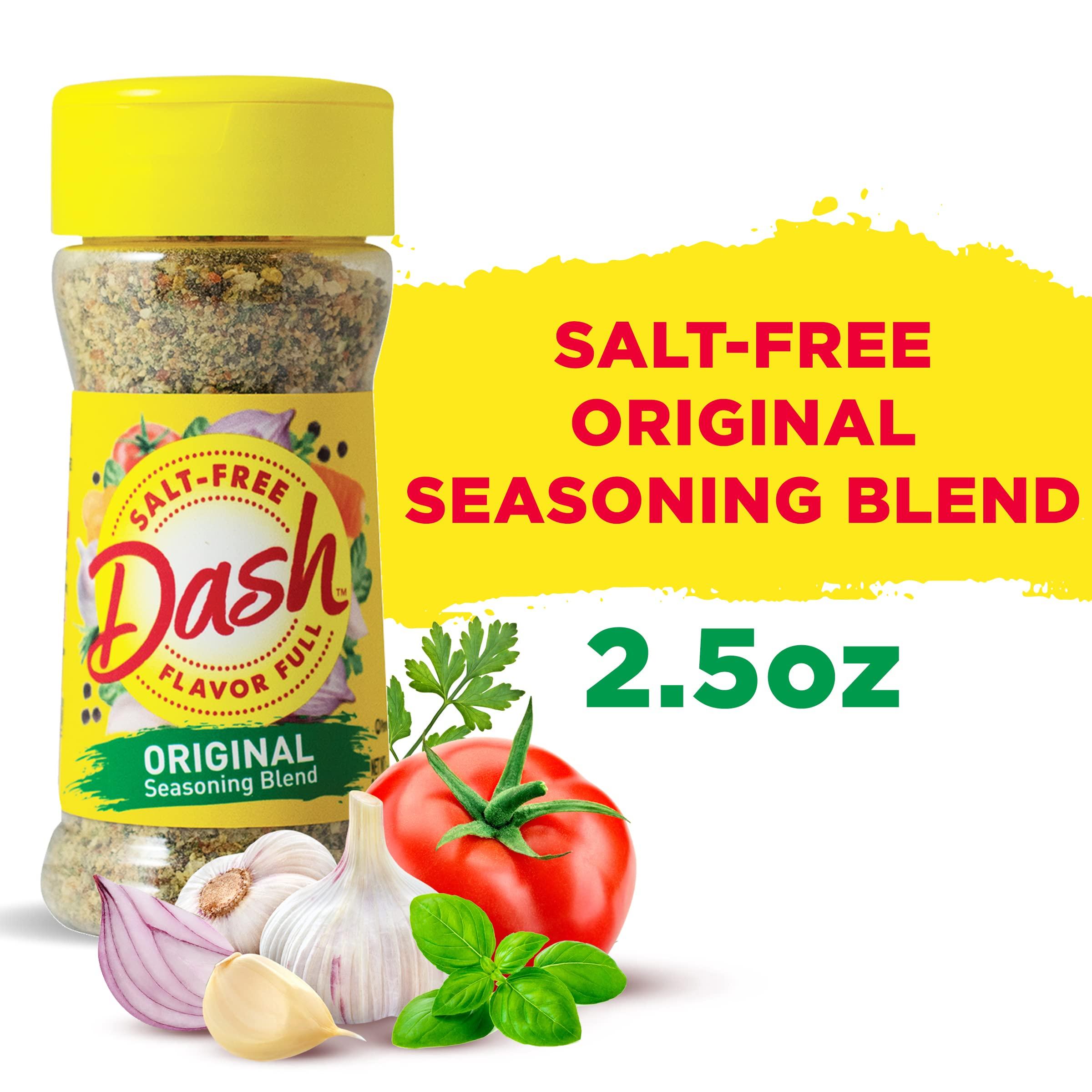 Dash Dash Salt-Free Seasoning Blend, Original, 2.5 Ounce (Pack of 2)